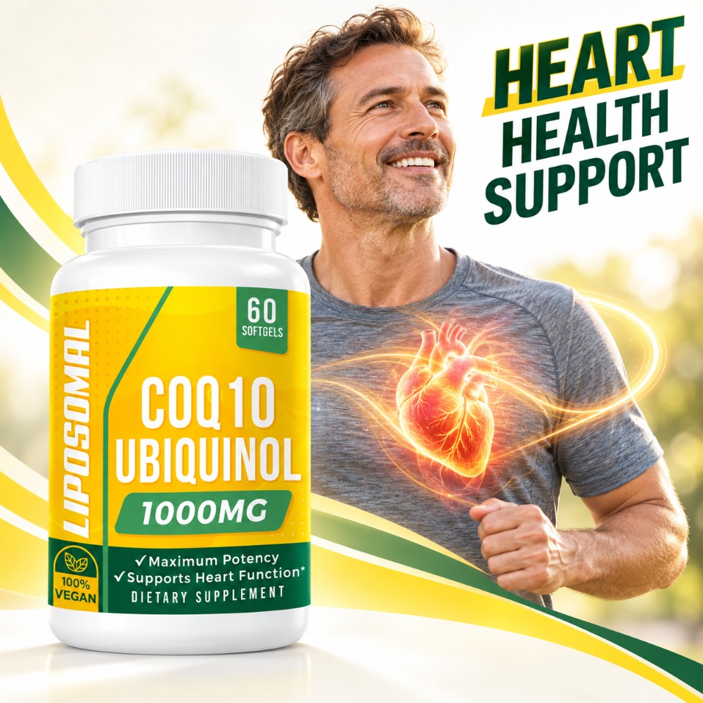 Coq10 Ubiquinol Softgel - CoQ10 Ubiquinol Softgels Herzgesundheit Zelluläre Energie
