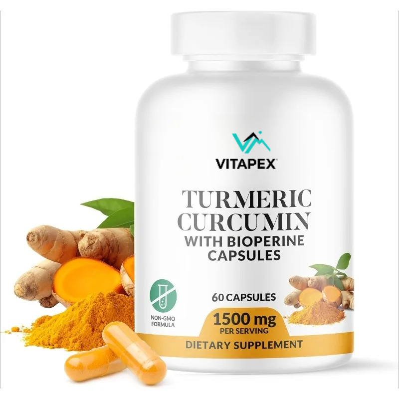 Turmeric Curcumin Capsule - Kurkuma Curcumin und BioPerine 1500mg -