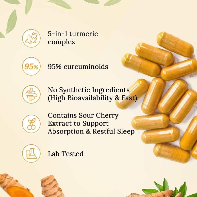 Curcumin 95% Glucosamin enthäl – Turmeric Curcumin Capsule Bewertung und Preis
